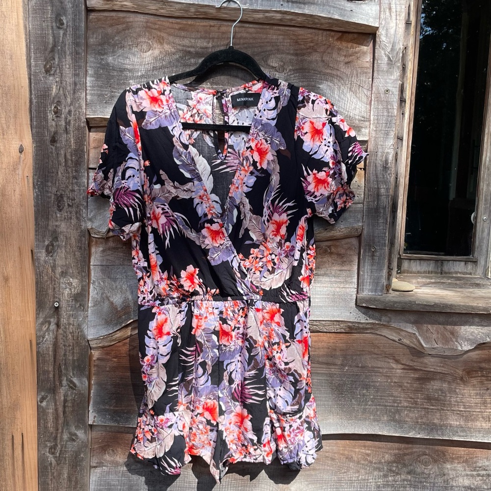MinkPink Floral Romper